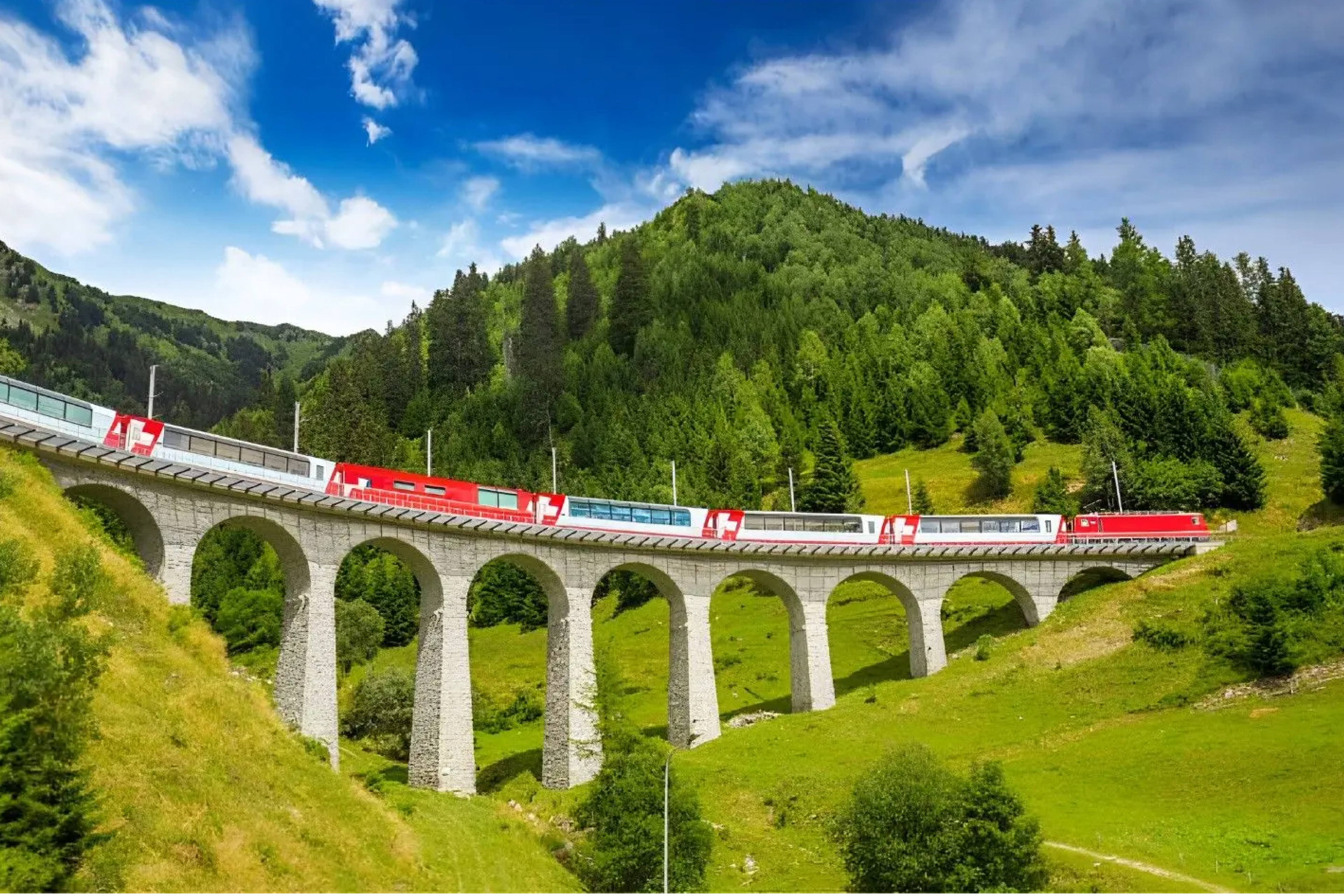 Glacier Express - Alpler'de masal rotası